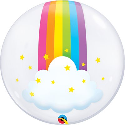 22'' M.RAINBOW CLOUDS BUBBLES