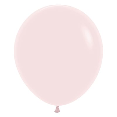 "18"" Pastel Matte Pink Large (25pcs)"
