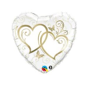 M.18'' ENTWINED HEARTS GOLD