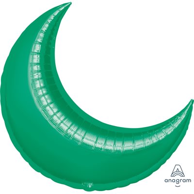 26'' M GREEN CRESCENT MOON