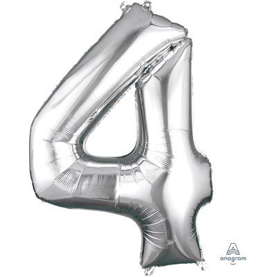 CHIFFRE 4 ARGENT H / S