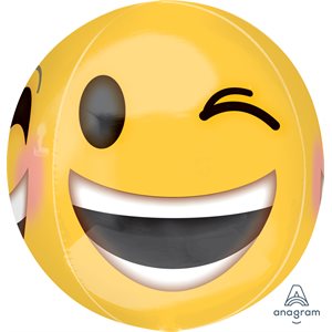 15'' M.WINKING EMOJI ORBZ