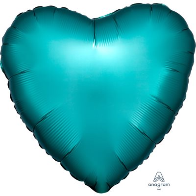 18'' M.SATIN LUXE JADE HEART