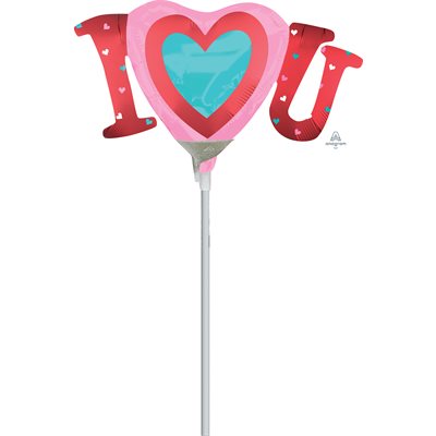 M.14'' SATIN INFUSED I HEART YOU