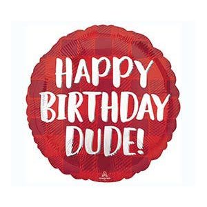 18'' M. HAPPY BIRTHDAY DUDE