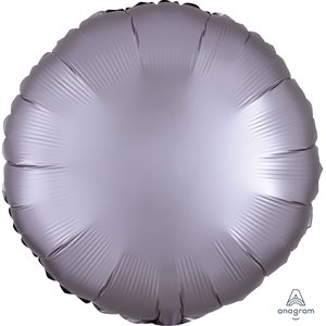 18''M. SATIN LUXE GREIGE CIRCLE