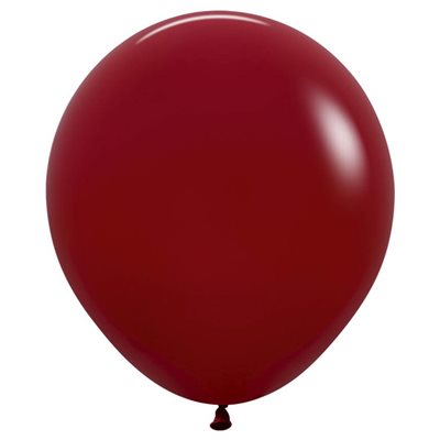 18'' Rond Rouge impérial Mode (25 pièces)