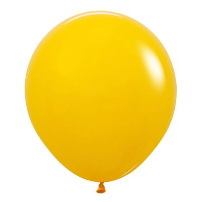 18"" Fashion Honey Yellow Round (25pcs)"