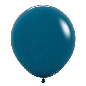 "18"" Fashion Deep Teal Round (25pcs)"