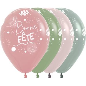 "11"" Bonne Fête Pastel Dusk Assortment (50pcs) "