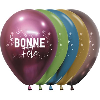 "11"" Bonne Fête Vibrant Reflex Assortment (50pcs) "