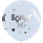 "36"" Bonne Fête Fantasy Blanc (2pcs) "