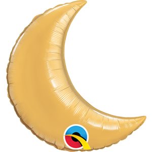 CRESCENT MOON GOLD SHAPE 14"