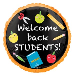 18'' M.WELCOME BACK STUDENTS