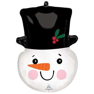 23'' M.SMILEY SNOWMAN HEAD H / S