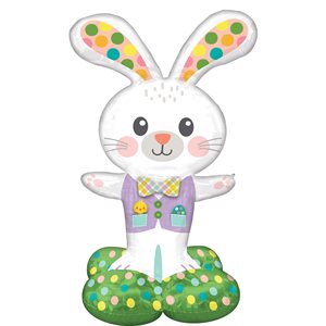 46'' M. SPOTTED EASTER BUNNY AIRLOONZ