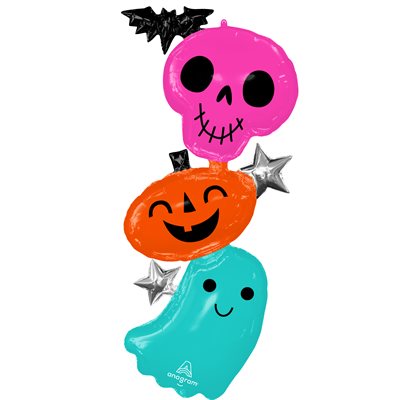 M.53'' COLORFUL&CREEPY HALLOWEEN CHARACTERS H / S