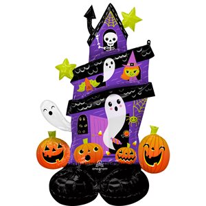 M.50'' HALLOWEEN HAUNTED HOUSE AIRLOONZ