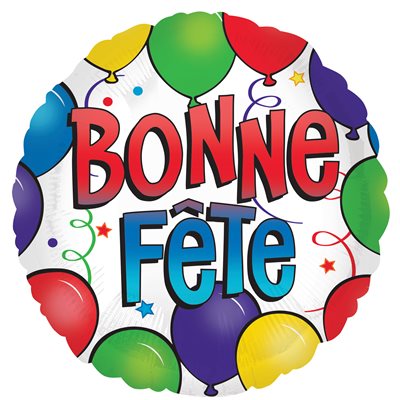 M.18" BONNE FETE BALLONS