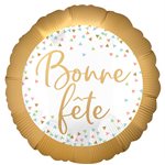 M.18" BONNE FETE PASTEL CONFETTI