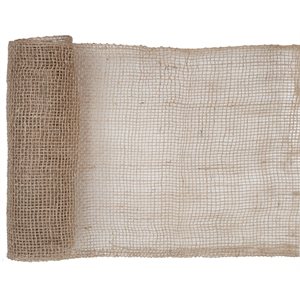 Chemin de table jute ajouré Naturel 26 cm Rouleau de 5 mètre