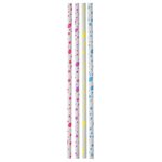 Paille Joyeux Anniversaire festif Multicolore 19.2 x 0.6 cm