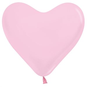 "06"" Fashion Pink Heart (50pcs)"