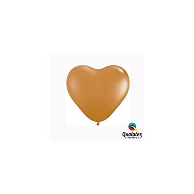 6'' B. MOCHA BROWN HEART P / 100