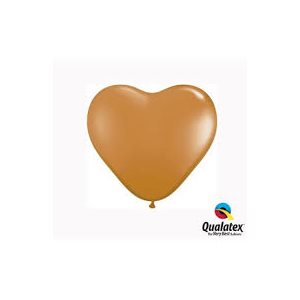 6'' B. MOCHA BROWN HEART P / 100