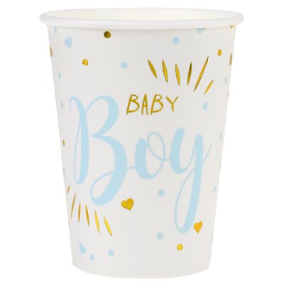 Gobelet Baby shower Ciel Ø 7.8 x 9.7 cm / 27cl Sachet de 10