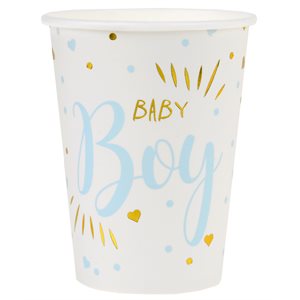 Gobelet Baby shower Ciel Ø 7.8 x 9.7 cm / 27cl Sachet de 10