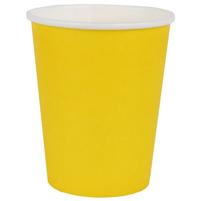 Gobelet Jaune Sachet de 10 pièces Ø 7.8 x 9 cm / 25cl