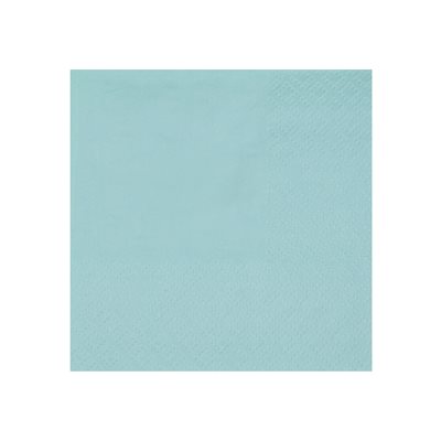 Serviette cocktail Crystal Bleu clair Sachet de 25 pièces 21