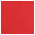 Serviette Crystal Rouge Sachet de 25 pièces 33 x 33 cm