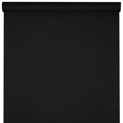 Nappe Harmony Noir Rouleau de 10 mètres 120 cm