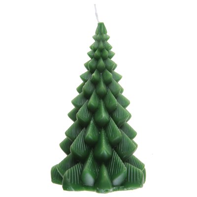 Grande bougie sapin Vert Ø 9 x 15.5 cm La pièce