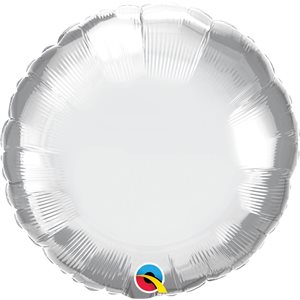 M.18'' ROND ARGENT CHROME