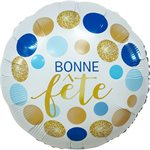 M.18" BONNE FETE BULLE BLEU