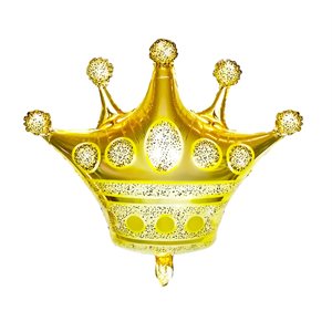 "25"" Gold Crown Balloon"