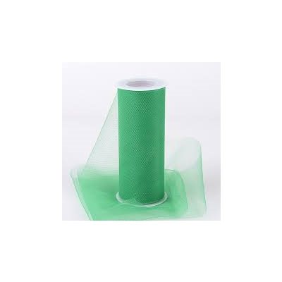 FINE TULLE - GREEN-6"X25YDS