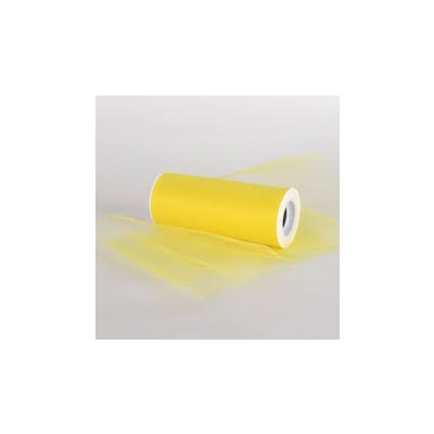 FINE TULLE - YELLOW- 6"X25YDS