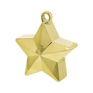 BALLOON WEIGHT GOLD STAR